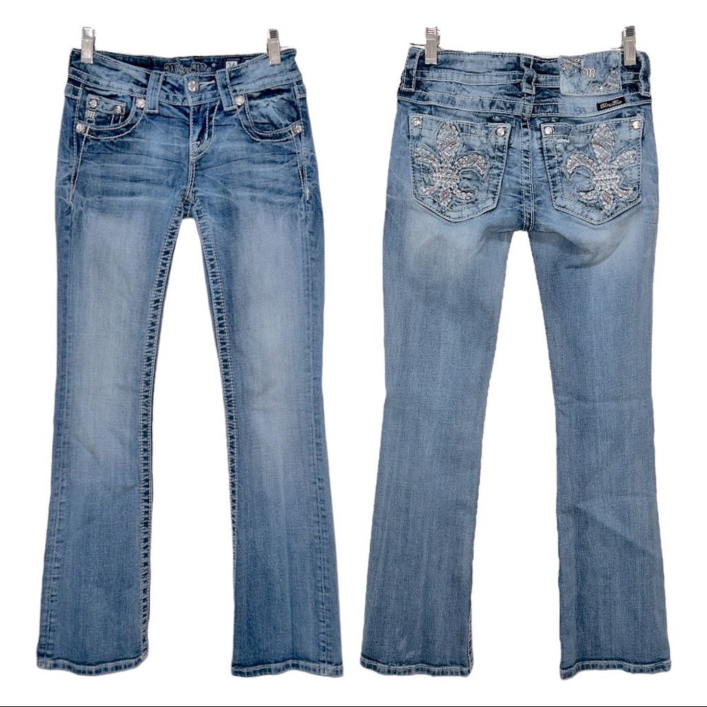 Miss Me Signature Boot Jeans Size 24